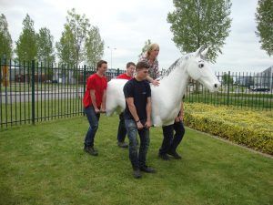 Pferde tragen wettkampfspiele Axitraxi